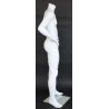 Full Body Headless Male Mannequin hand on waist Matte white STM011-WT