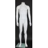 Small Size Full Body Headless Male Mannequin Matte white STM072-WT