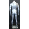 5 ft 8 in Headless Full Body Male Mannequin Matte Silver STM001-ST