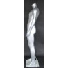 5 ft 9 in Headless Full Body Male Mannequin Matte Silver STM051-ST