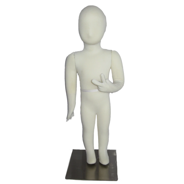 CJ-2 Size 1T/2T cream jersey covered Fullbody Toddler Mannequin |NYC Display
