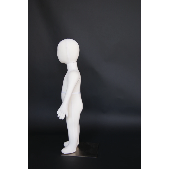 CJ-2 Size 1T/2T cream jersey covered Fullbody Toddler Mannequin |NYC Display
