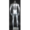 5 ft 11 in Headless Full Body Male Mannequin Matte Silver STM052-ST