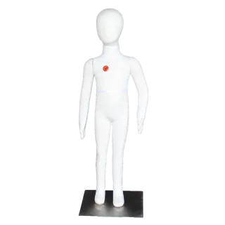 CJ-4 Size 4T cream jersey covered Full body Egg Head Child Mannequin