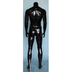 Glossy Black 5 ft 9 in Headless Full Body Male Mannequin STM051-HB