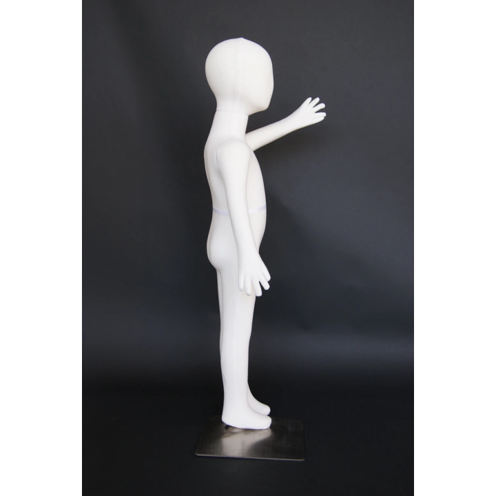 CJ-4 Size 4T cream jersey covered Full body Egg Head Child Mannequin