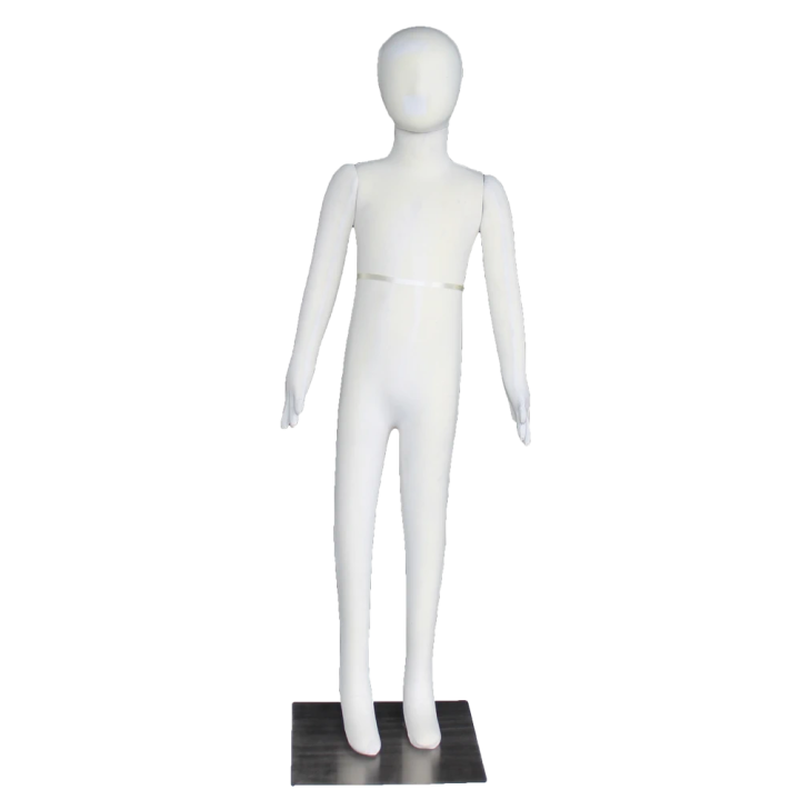 7/8 years cream jersey covered Full body Child Form Mannequin CJ8 |NYC Display