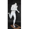 5 ft 7 in Matte white finish Headless Running Male Mannequin