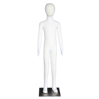 CJ10 - 10/11years cream jersey covered Full body Child Form Mannequin |NYC Display