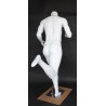 5 ft 7 in Matte white finish Headless Running Male Mannequin