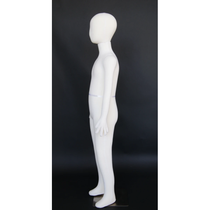 CJ10 - 10/11years cream jersey covered Full body Child Form Mannequin |NYC Display