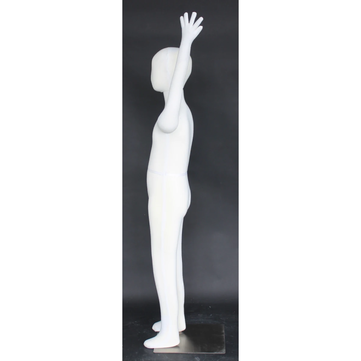 CJ10 - 10/11years cream jersey covered Full body Child Form Mannequin |NYC Display