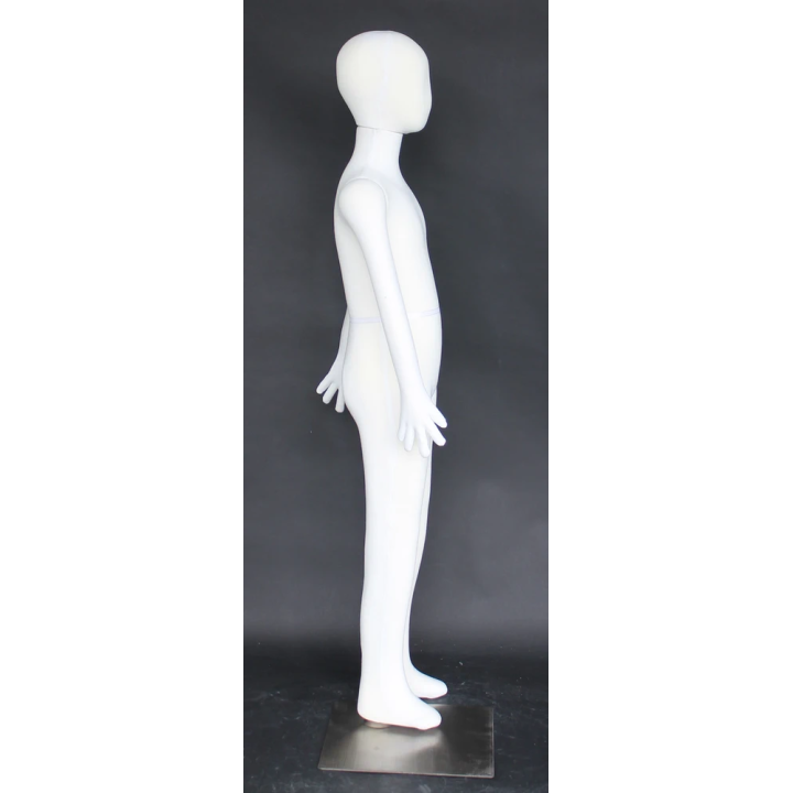 CJ10 - 10/11years cream jersey covered Full body Child Form Mannequin |NYC Display