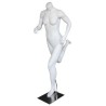 5 ft 2 in  Matte White finish Headless Running Female Mannequin