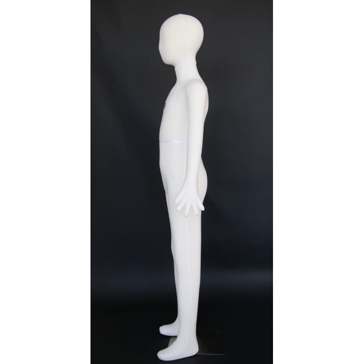 12-13 years cream jersey covered Egg head Full body Child Mannequin CJ12