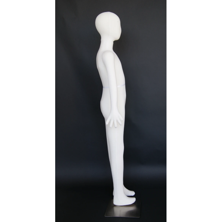 12-13 years cream jersey covered Egg head Full body Child Mannequin CJ12