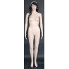 5 ft 8 in Full Body Plastic Female Mannequin with Face Make up PL-F4