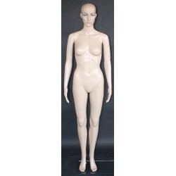 5 ft 8 in Full Body Plastic Female Mannequin with Face Make up PL-F4