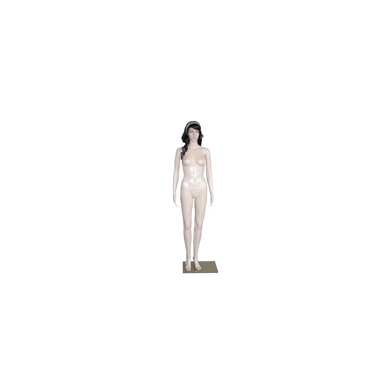 5 ft 8 in Full Body Plastic Female Mannequin with Face Make up PL-F4