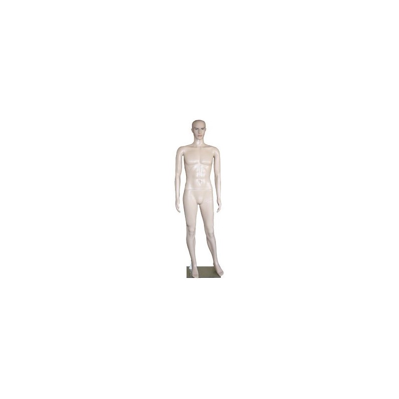 6 ft 2 in Plastic Full Body Male Mannequin PL-M1