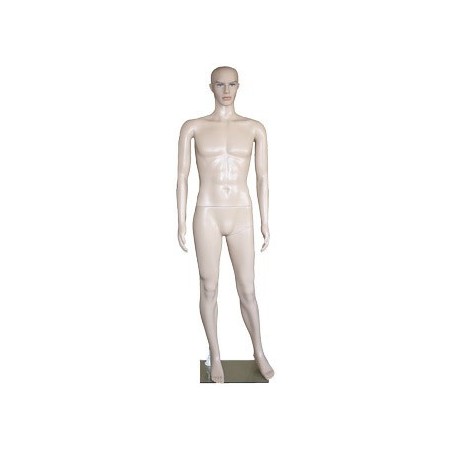 6 ft 2 in Plastic Full Body Male Mannequin PL-M1