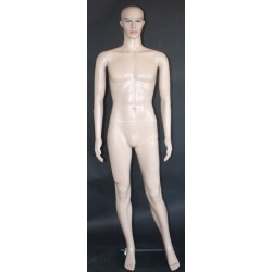 6 ft 2 in Plastic Full Body Male Mannequin PL-M1