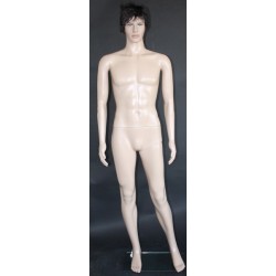 6 ft 2 in Plastic Full Body Male Mannequin PL-M1