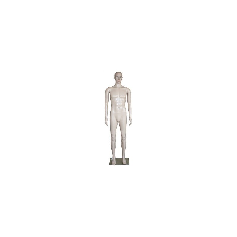 6 ft 2 in Plastic Full Body Male Mannequin PL-M4