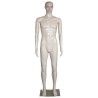 6 ft 2 in Plastic Full Body Male Mannequin PL-M4