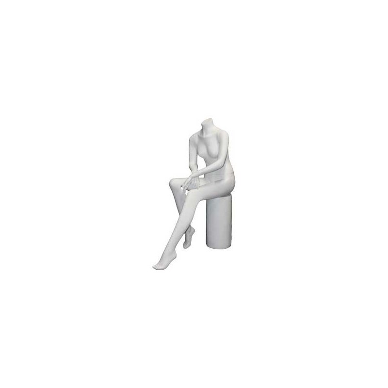 New Headless Full Body  Sitting Female Mannequin -STW042-WT