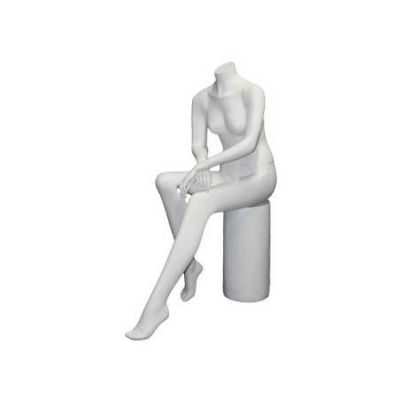 New Headless Full Body  Sitting Female Mannequin -STW042-WT