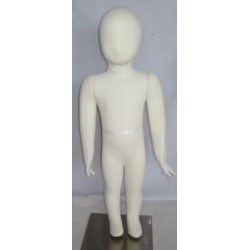 Size 1T/2T cream jersey covered Fullbody Toddler Mannequin CJ-2