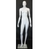 Female Mannequin with Bendable Arms Matte White - SFW39-WT