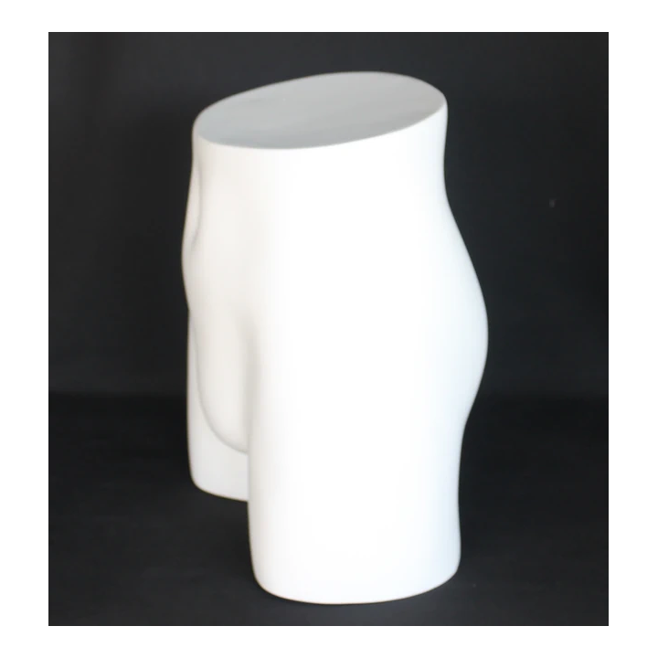 MT002-WT 14 in H Full Round Buttocks Male mannequin Display Form