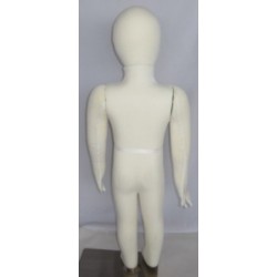 Size 1T/2T cream jersey covered Fullbody Toddler Mannequin CJ-2