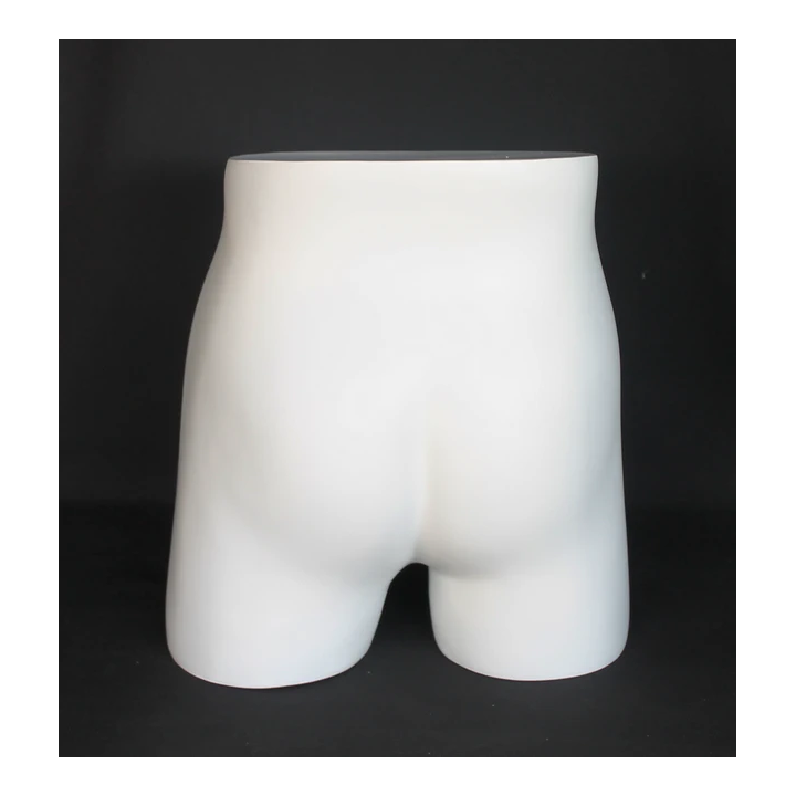 MT002-WT 14 in H Full Round Buttocks Male mannequin Display Form
