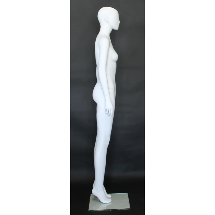 used Contemporary Modern Style Female Mannequin upright standing -SFW27E-WT