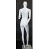 Female Mannequin with Bendable Arms Matte White - SFW39-WT