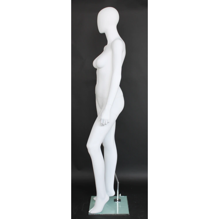USED Contemporary Style Egg Head Female Mannequin -SFW41E-WT