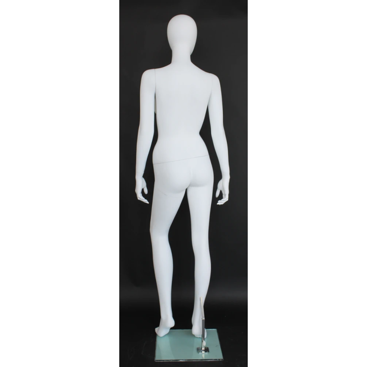 USED Contemporary Style Egg Head Female Mannequin -SFW41E-WT