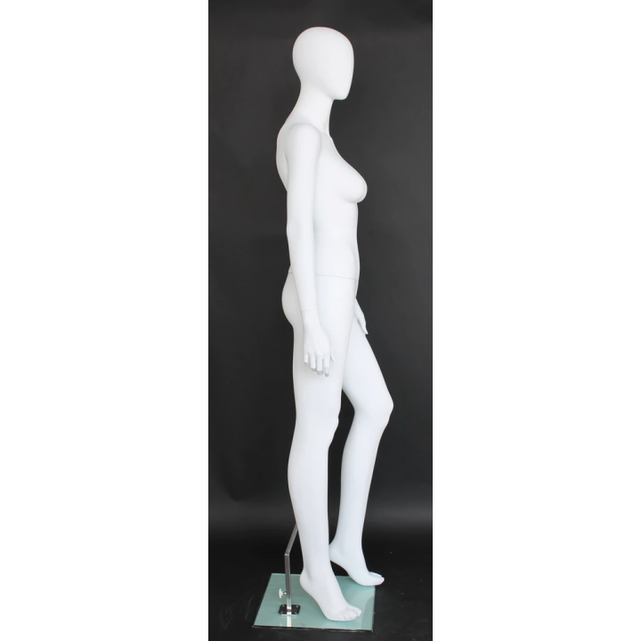 USED Contemporary Style Egg Head Female Mannequin -SFW41E-WT