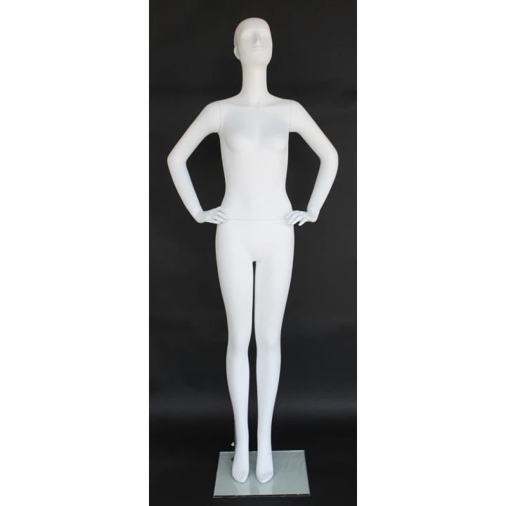 USED Featured Abstract Face Female Mannequin -SFW30E-WT