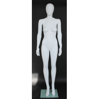 USED contemporary Style Egg Head Female Mannequin -SFW45E-WT