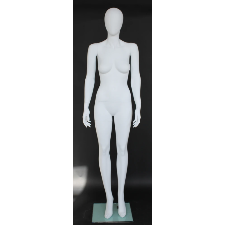 USED contemporary Style Egg Head Female Mannequin -SFW45E-WT