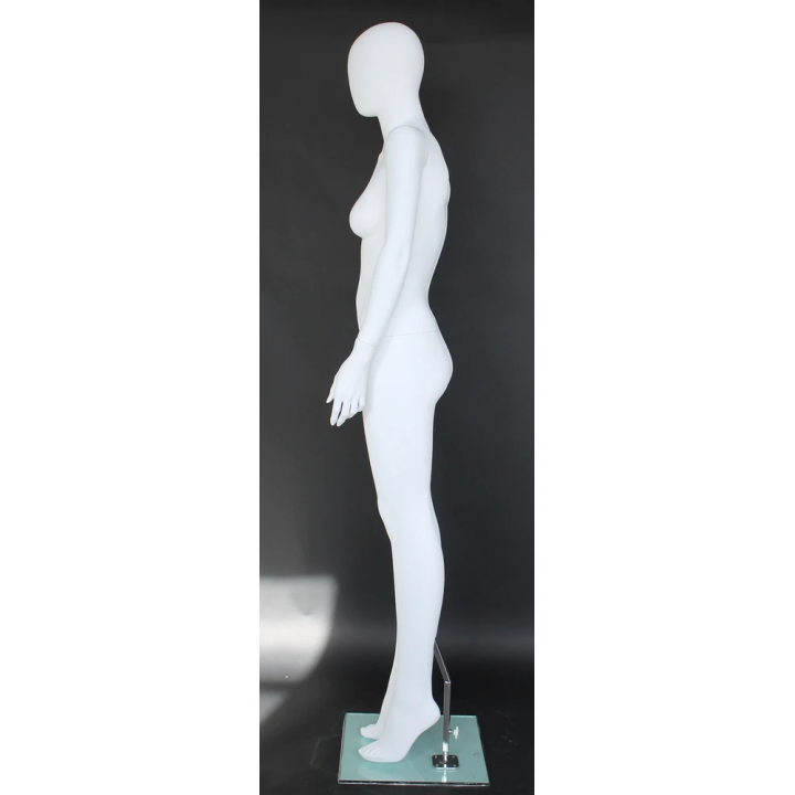 USED contemporary Style Egg Head Female Mannequin -SFW45E-WT