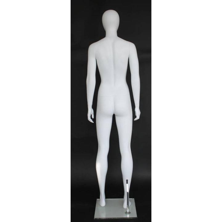USED contemporary Style Egg Head Athletic Female Mannequin -SFW51E-WT