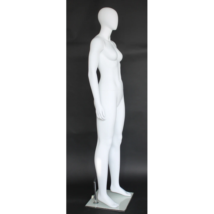 USED contemporary Style Egg Head Athletic Female Mannequin -SFW51E-WT