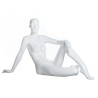 40 in H Matte White Reclining Sitting Female Mannequin-SFW29-WT