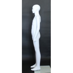 Abstract Face White colored Unisex full body Child Mannequin CM10-WT