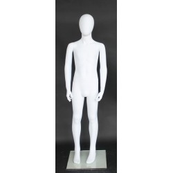 Egg Head White colored Unisex full body Child Mannequin CB10E-WT